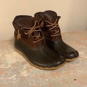 Brown Sperry Duck Boots